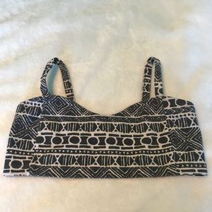 Caged back bralette